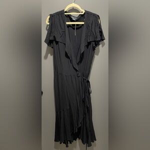 City Chic Black Asymmetrical Dress